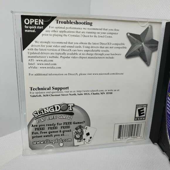 Video Game PC Crystalize 2 Quest for the Jewel Crown No Scratches Clean - Picture 9 of 11